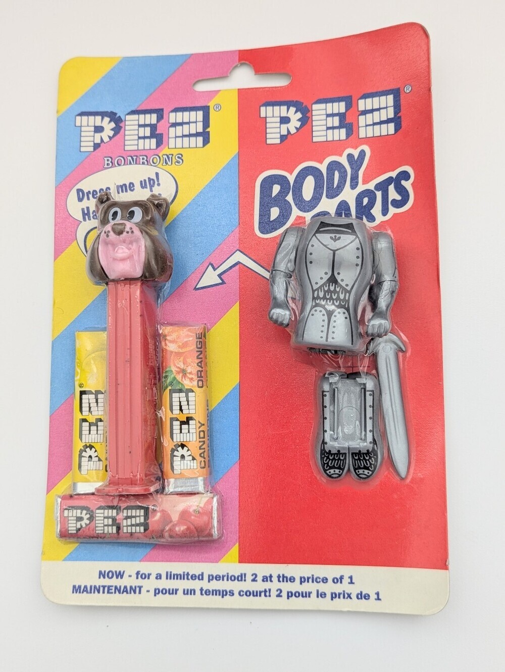 UNOPENED PACKAGE PEZ Tom & Jerry Spike Bulldog Candy Dispenser w/Body Parts